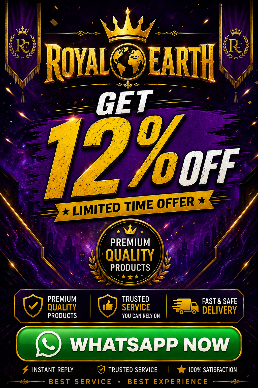 Royal Earth 12 percent limited time offer